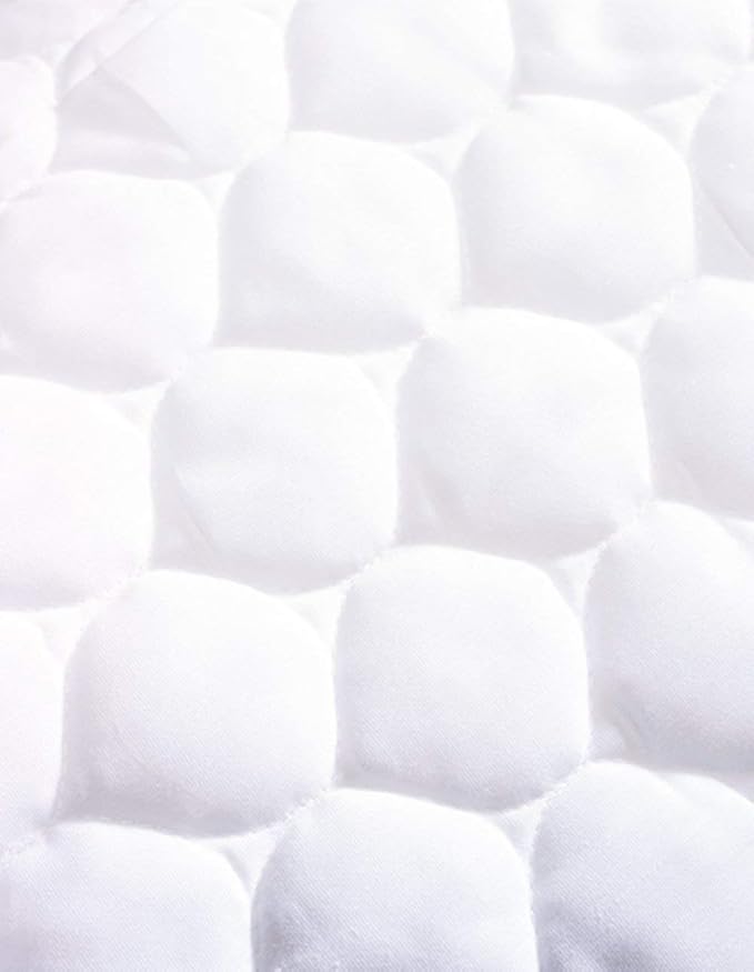 American Baby Company 2 Pack Waterproof Fitted Mini Crib Mattress Protector 38" x 24" - 100% Cotton Quilted Top, Noiseless, Ultra-Soft & Breathable Pack n Play and Mini Crib Mattress Cover