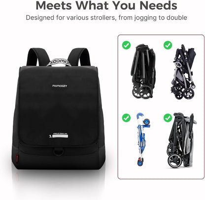 Momcozy Stroller Travel Bag for Airplane | Only Suit ClickGo Stroller | Compatible with Strollers Folded Dimensions of 22.1 X 17.3 X 9.8 In | Fit Most Major Brand | Hand-held ＆ Back-carrying