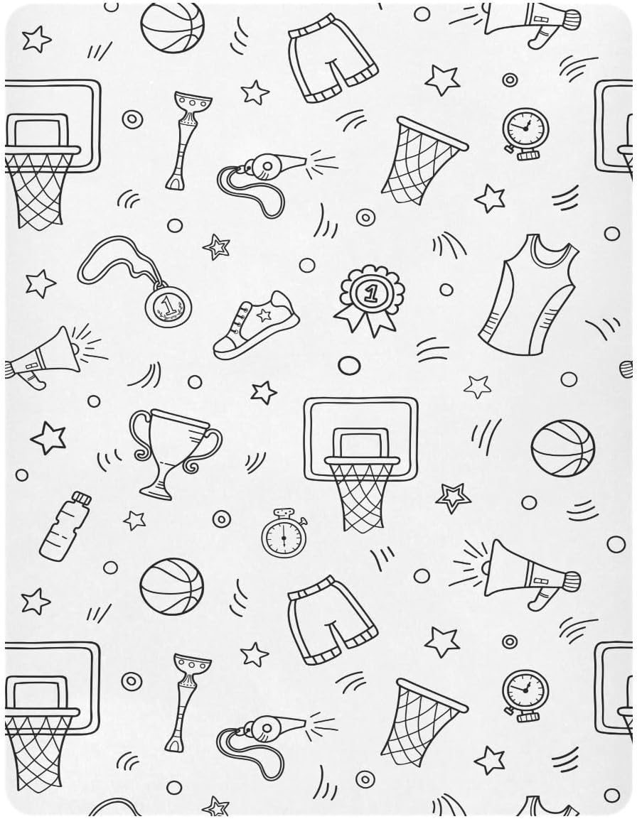 Fitted Crib Sheets Turtle Sea Horse Stretchy Portable Playard Sheets for Baby Toddler, Breathable Soft Mini Crib Mattress 39 x 27 in for Boys and Girls