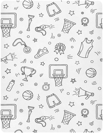 Fitted Crib Sheets Turtle Sea Horse Stretchy Portable Playard Sheets for Baby Toddler, Breathable Soft Mini Crib Mattress 39 x 27 in for Boys and Girls