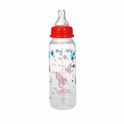 Nuby Printed Non-Drip 8oz Bottle, 3 Pack, Neutral
