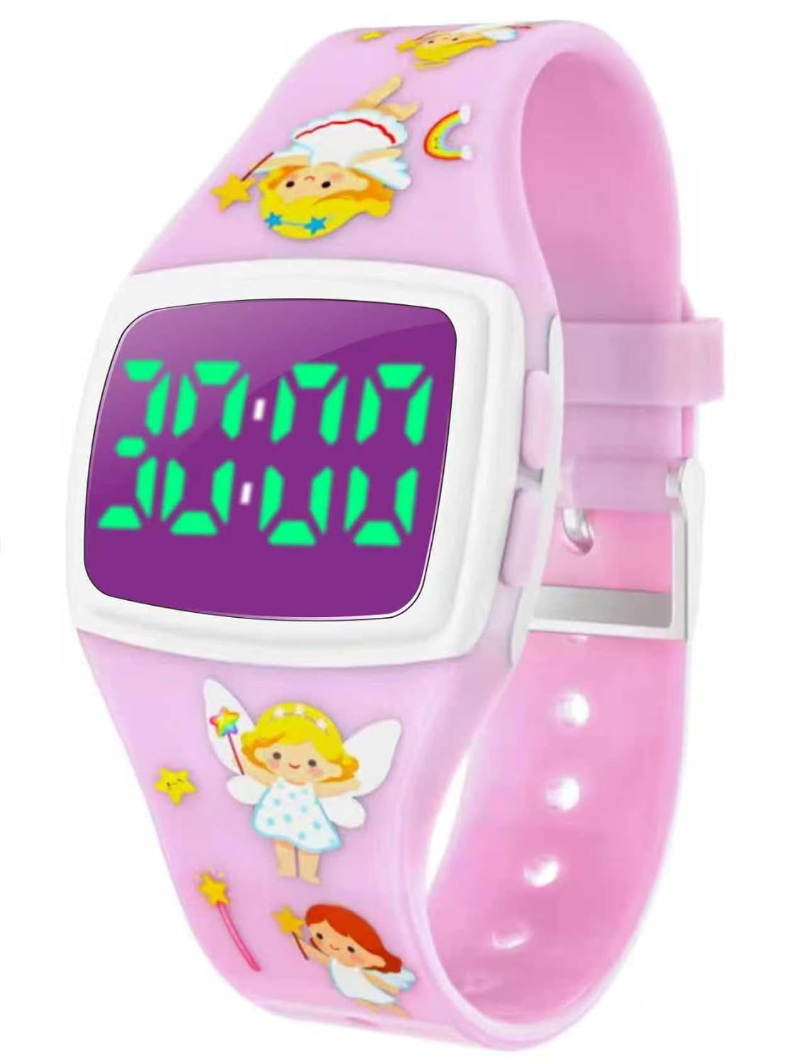 Potty Training Watch for Toddlers, Cute Apple-Shaped Design with 5 Timing Modes (30-180min), Music & Flash Reminders, Magnetic Charging, Compact Screen, Splash-Proof, Gifts for 3-7 Year Old Girls Boys
