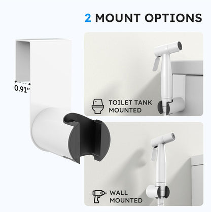 Arofa Handheld Bidet Sprayer for Toilet - 2 Pack Bidets Faucet for Existing Toilets Cloth Diaper Jet Sprayer, Stainless Steel Muslim Shower with Bidet Hose for Feminine Wash