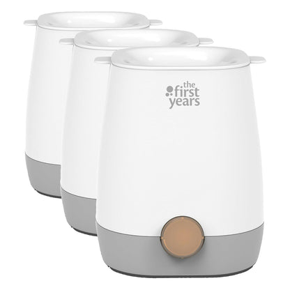 The First Years Gentle Warmth Digital Baby Bottle Warmer - Bottle Warmer for Breastmilk, Baby Formula, and Baby Food - Includes Milk Warmer, Basket, and Cup - White