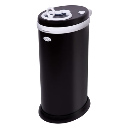 Ubbi Steel Diaper Pail, Odor Locking, No Special Bag Required, Award-Winning, Registry Must-Have, White