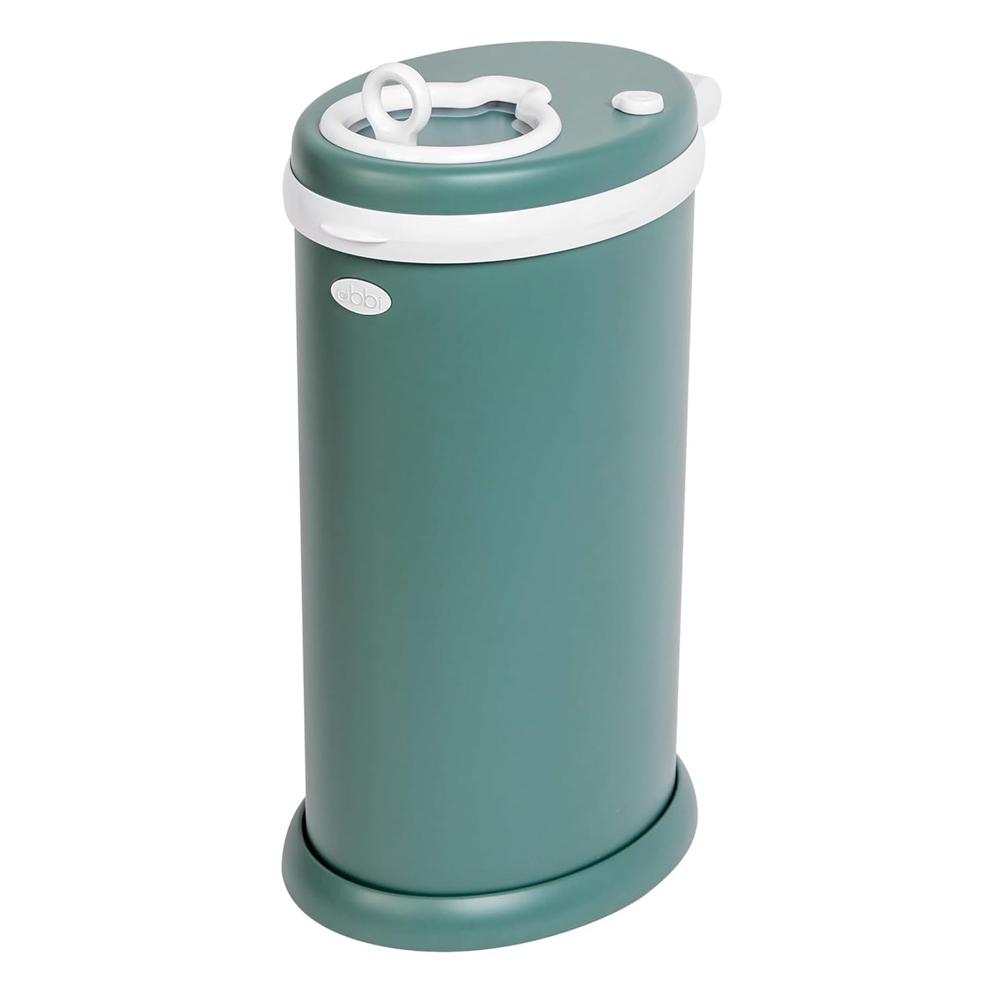 Ubbi Steel Diaper Pail, Odor Locking, No Special Bag Required, Award-Winning, Registry Must-Have, White
