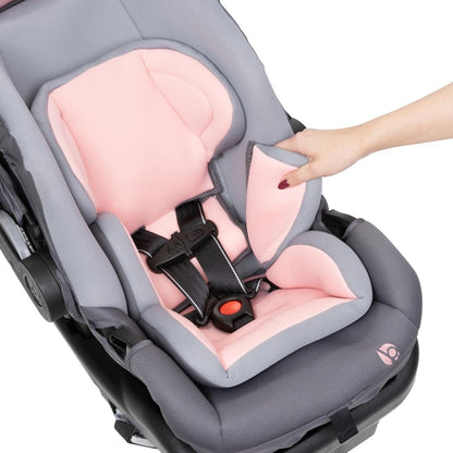 Baby Trend Secure-Lift Infant Car Seat, Dash Black – Compact Lightweight Carrier, Infant Comfort Cushioning, Adjustable Harness Fit