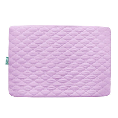 Pack and Play Sheets Mattress Pad Protector Fitted Waterproof Playard Mattress Cover, Compatible with Graco Pack n Play & Dream On Me & Pamo Babe, Playpen/Playard Sheet Quilted, Gray, 39" x 27"