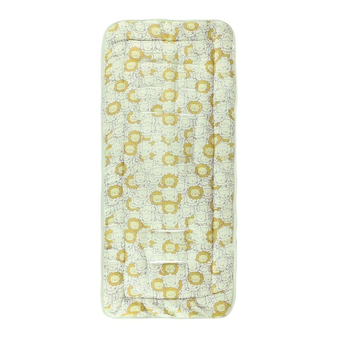 Baby Stroller Seat Liner Kids Pushchair Seat Cushion Mat Universal Breathable Stroller Liner Insert Stroller Cushion Pad Thick Cotton Stroller Liner Seat Pad Cover for (Cute Lions)