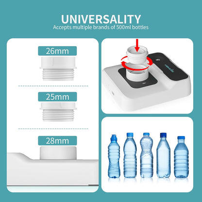 Travel Humidifier, Portable Small Humidifier for Plants, Bedroom, Office, Hotel or Car, 5000mAh Battery Operated Mini Cool Mist Humidifiers, Quiet 23dB, Auto-off, Night Light & BPA-Free, Green