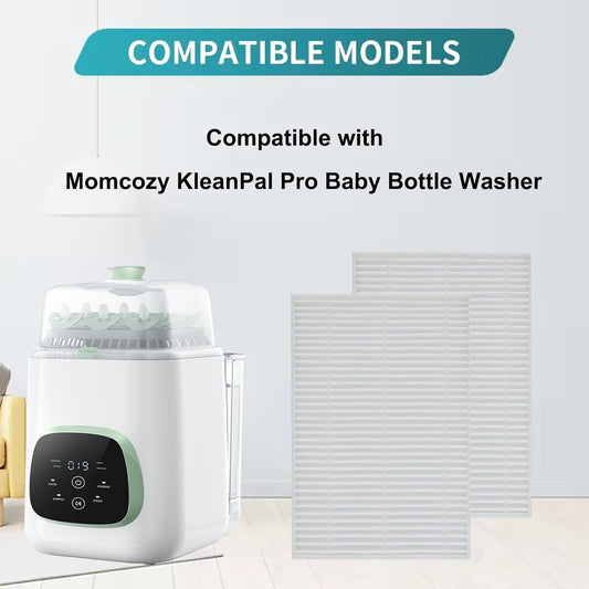6 Pack True Filter Replacement for Momcozy KleanPal Pro, GROWNSY, MOMFANN & Papablic Baby Bottle Washer