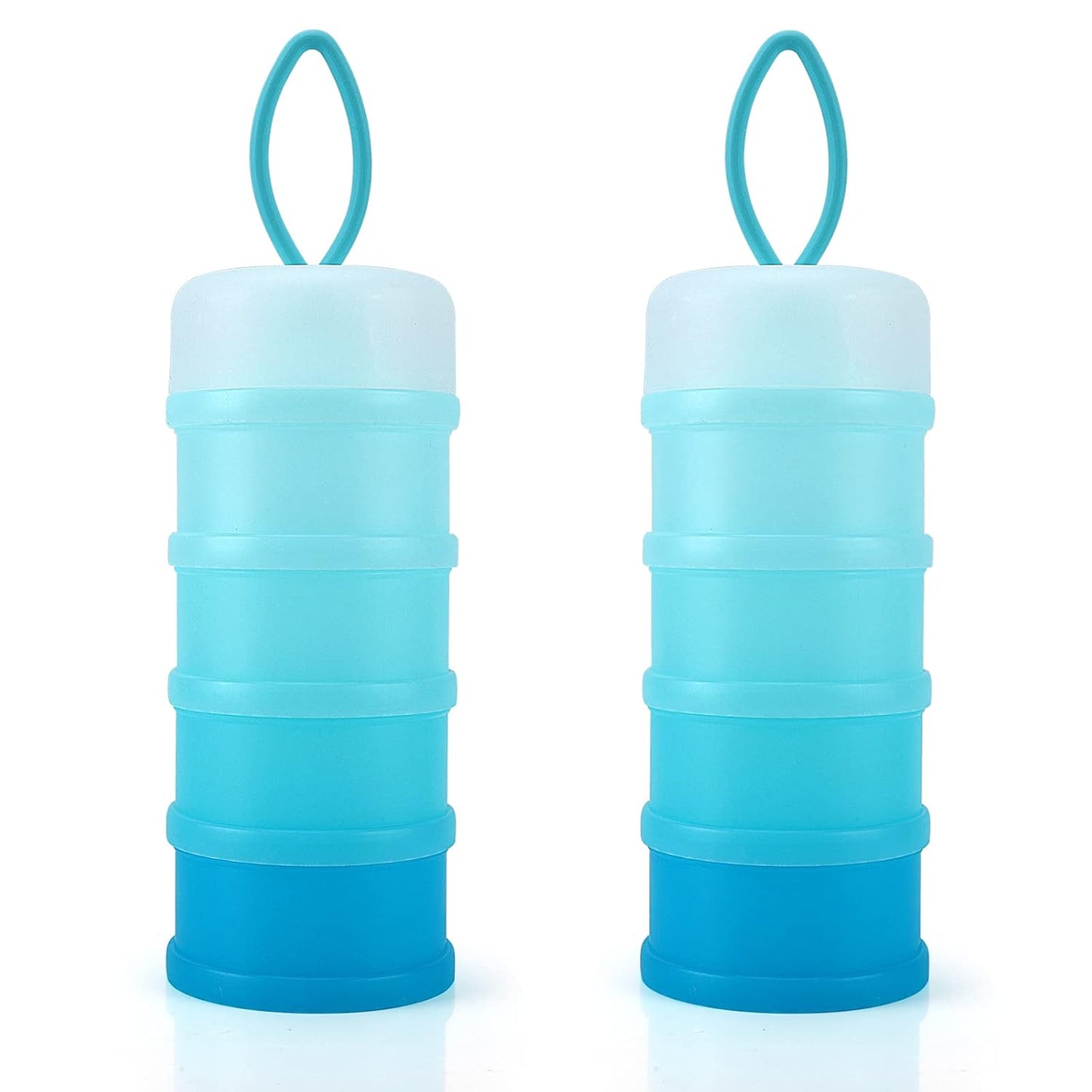Accmor Baby Formula Dispenser On The Go, Stackable Formula Dispenser Formula Container to Go, Non-Spill Portable Milk Powder Kids Snack Storage Container, BPA Free
