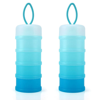 Accmor Baby Formula Dispenser On The Go, Stackable Formula Dispenser Formula Container to Go, Non-Spill Portable Milk Powder Kids Snack Storage Container, BPA Free