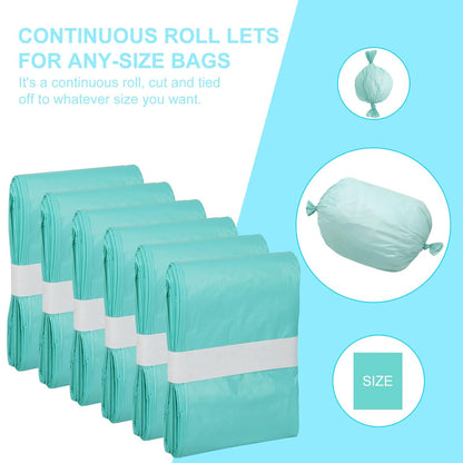 4 Pack Adult Diaper Liner Refills Compatible with Janibell Akord 280 Slim Model Adult Diaper System, Green, Lightly Scented