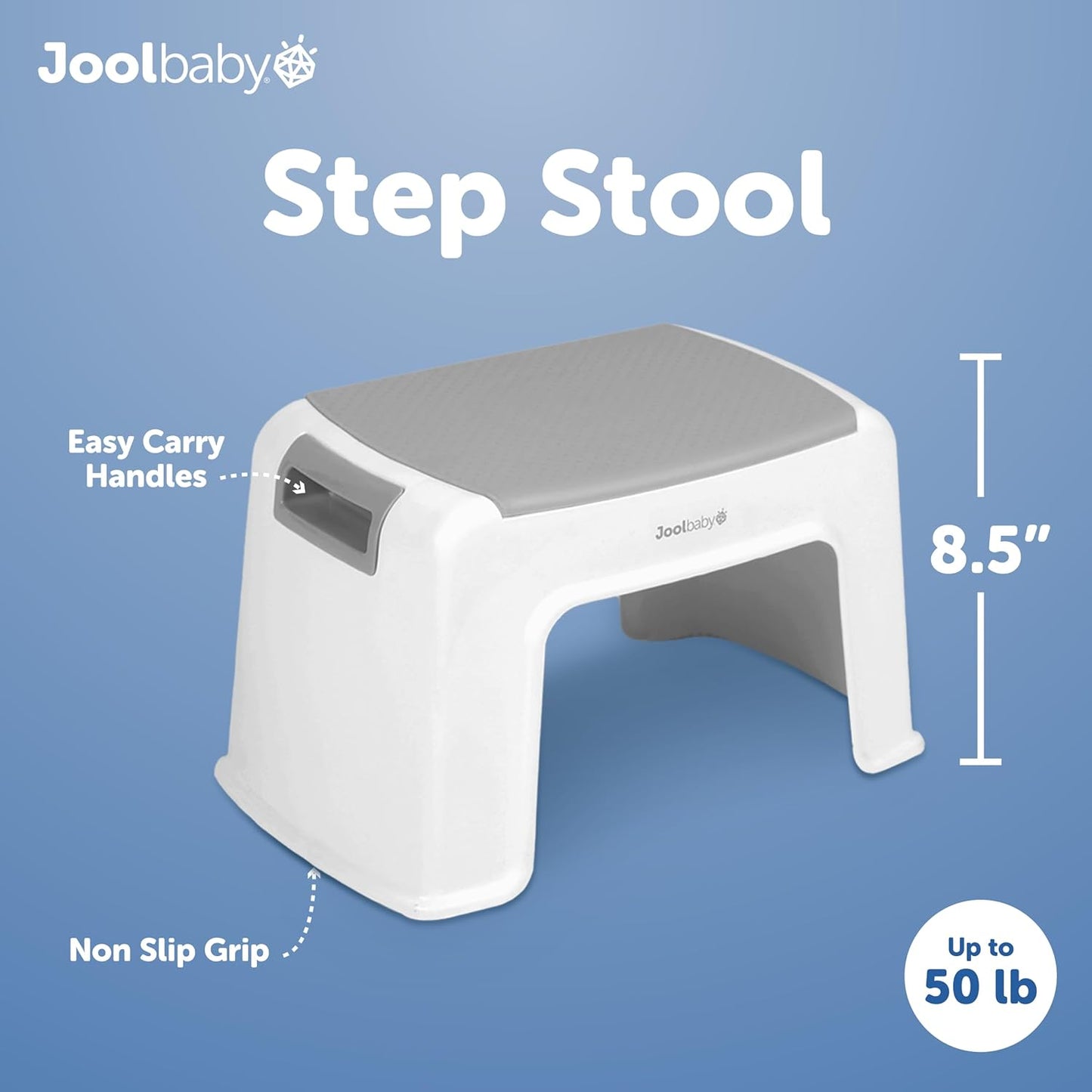 Jool Baby 3-Piece Potty Training Kit - Includes Toddler Potty Chair, Potty Seat for Toilet & Step Stool