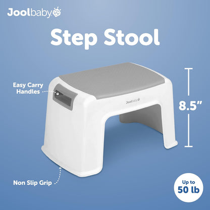 Jool Baby 3-Piece Potty Training Kit - Includes Toddler Potty Chair, Potty Seat for Toilet & Step Stool