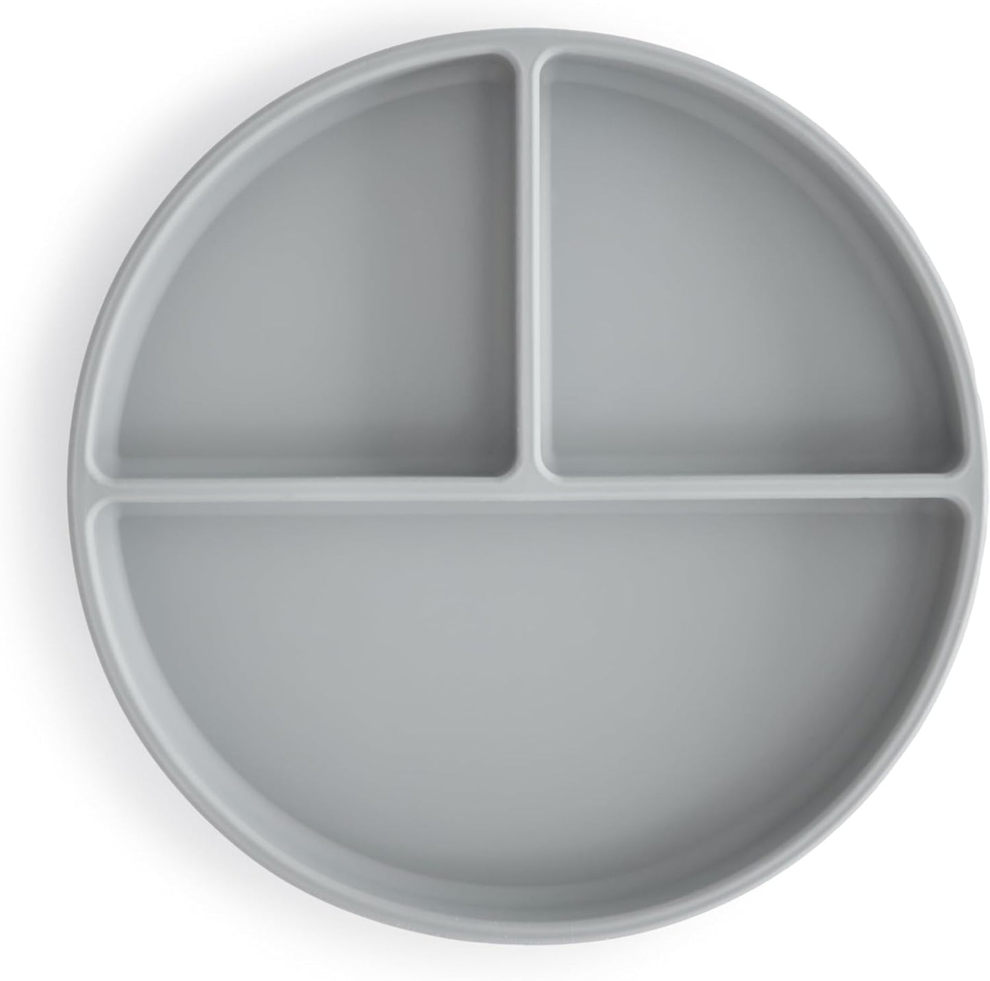 mushie Silicone Suction Plate | BPA-Free Non-Slip Design (Soft Lilac)