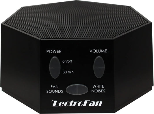 Adaptive Sound Technologies LectroFan Classic - Soothing Sound Machine for Sleep - Built-in Sleep Timer - Compact Design - Non-Looping Sounds - Speech Privacy - White