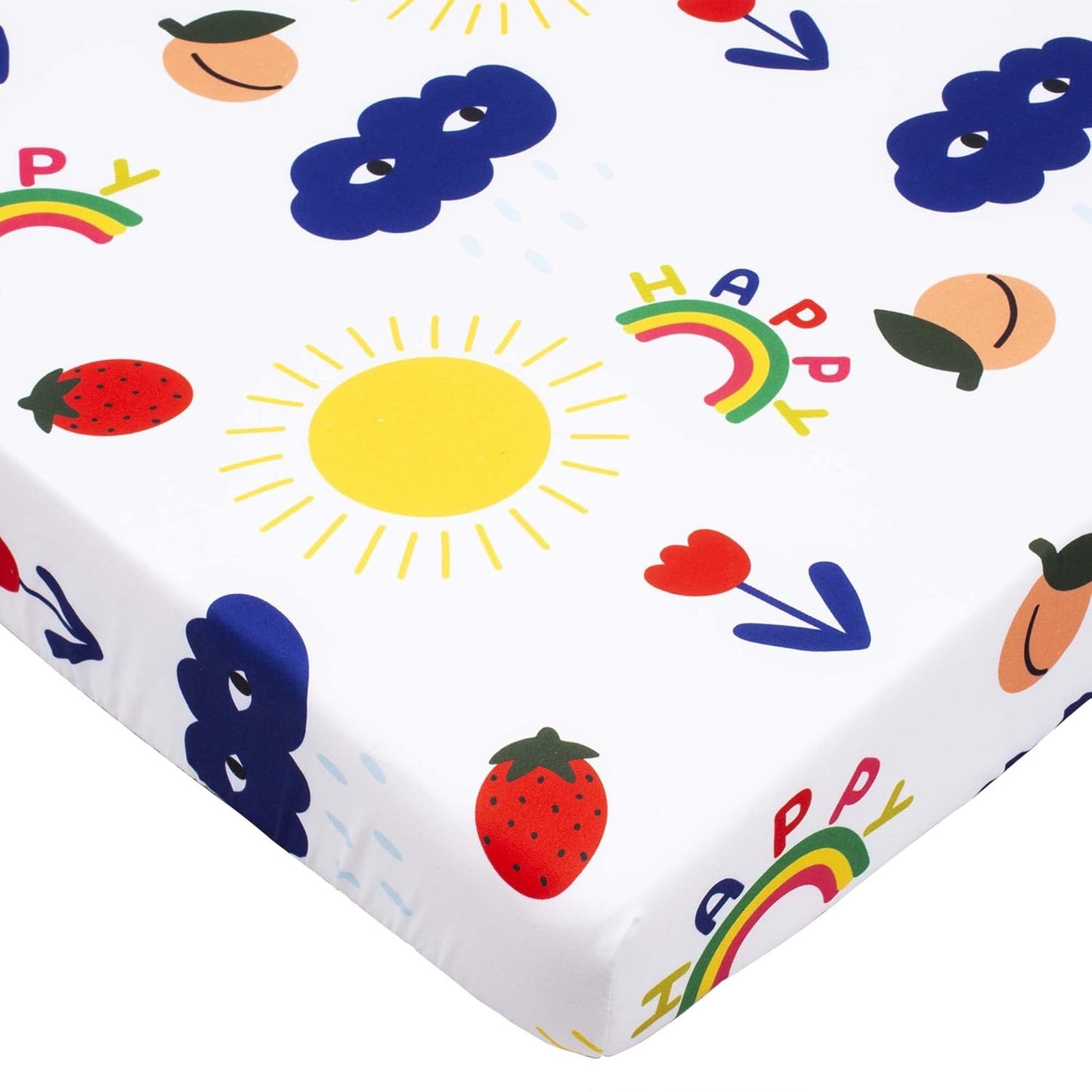 Cloele Square Playard Fitted Sheet 36x36, Ultra Soft Polyester Playpen Sheet for Baby & Pet, Dogs Pattern Pack and Play Crib Sheets, Portable Playard Mattress Cover