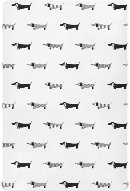 Fitted Crib Sheets Turtle Sea Horse Stretchy Portable Playard Sheets for Baby Toddler, Breathable Soft Mini Crib Mattress 39 x 27 in for Boys and Girls