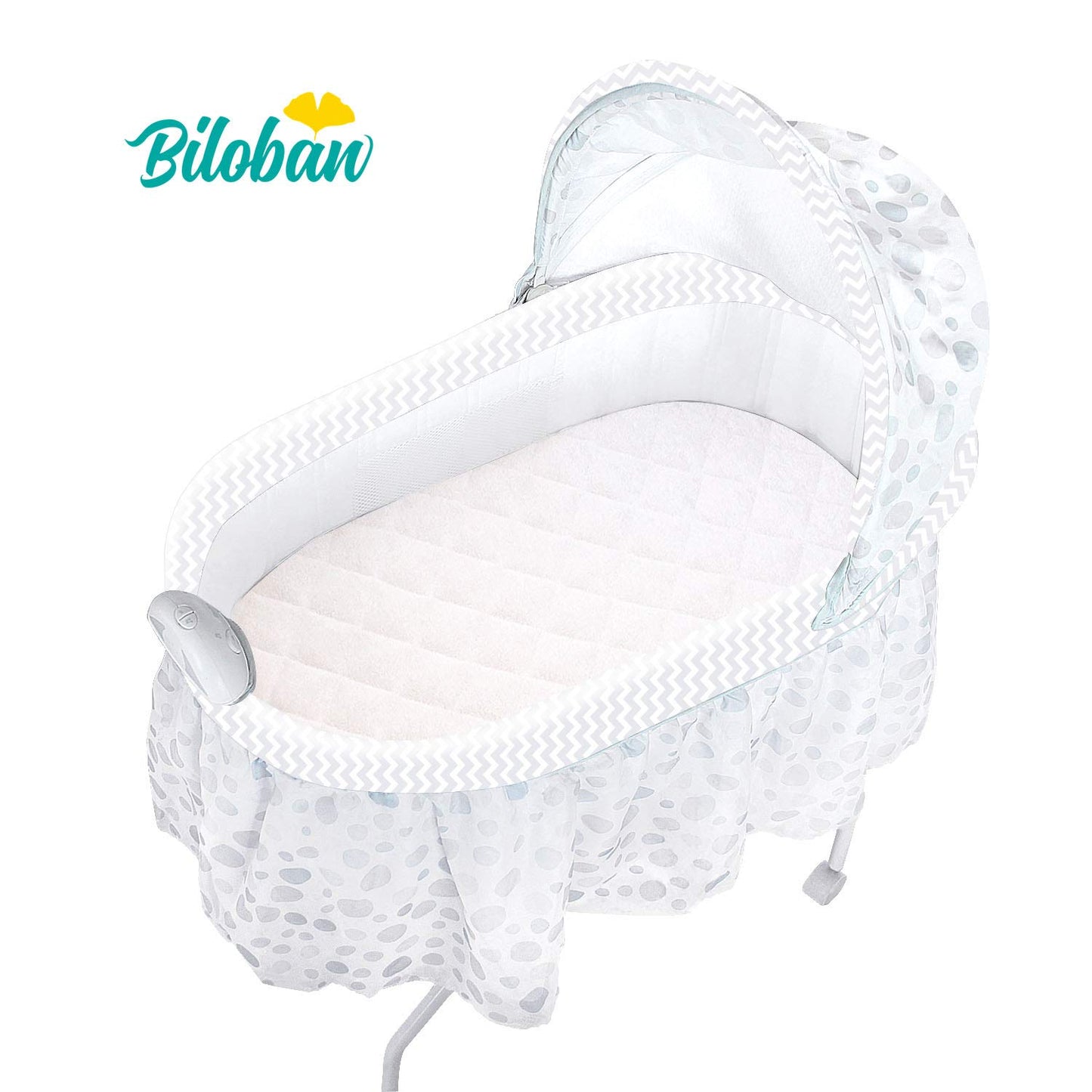 Waterproof Bassinet Mattress Protector, Fit for 19" x 33" KoolaBaby (3 in 1), Papablic, BabyBond, HARPPA and RICUTON Bedside, Ultra Soft Breathable, Washer & Dryer