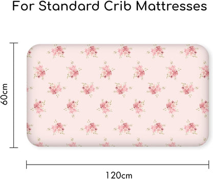 Bedside Sleeper Bassinet Fitted Sheets 20 x 33, 3 Pack Baby Delight Beside Me Dreamer,Babybond,Jimglo,koola,cowiewie,fodoss, Dream On Me Baby Square Bassinet, Pink Animal