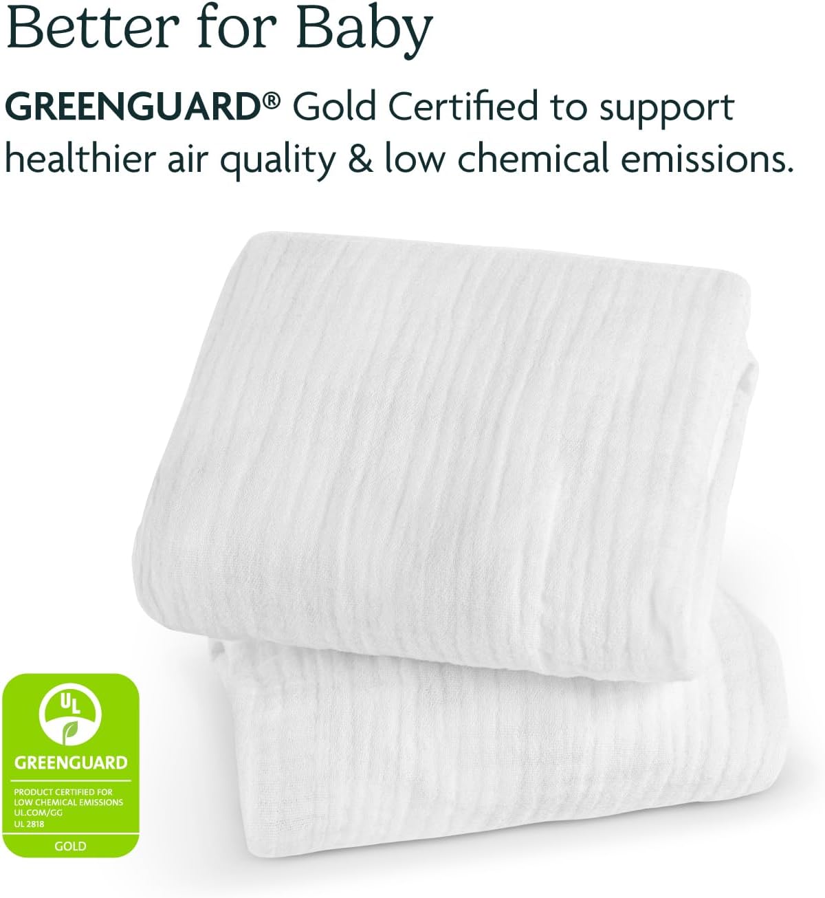 UPPAbaby Bassinet Covers for Remi Playard - Secure Attachment - Soft and Comfortable - Machine Washable - Set of 2 - Waterproof