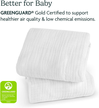 UPPAbaby Bassinet Covers for Remi Playard - Secure Attachment - Soft and Comfortable - Machine Washable - Set of 2 - Waterproof