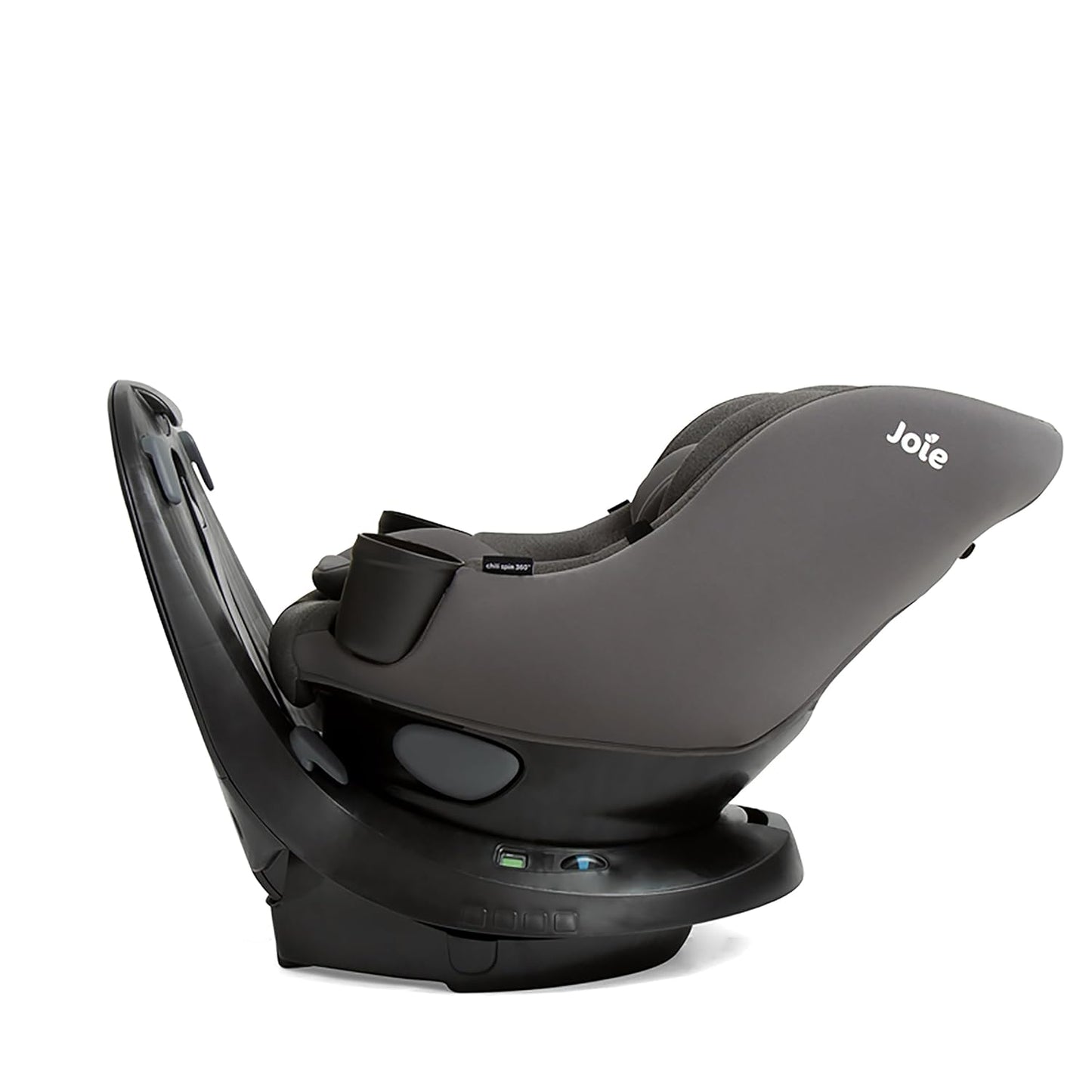 Joie Chili Spin 360 2-in-1 Rotating Convertible Car Seat with a 360 Spin and Easy Installation - Lower Anchor Attachment or Vehicle Belt Installation (Thunder)