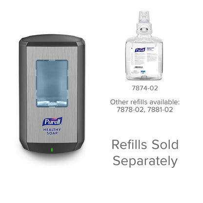 PURELL CS8 Automatic Hand Soap Dispenser, Graphite, for 1200 mL PURELL CS8 Soap Refills (Pack of 1) - 7834-01 - Manufactured by GOJO, Inc.