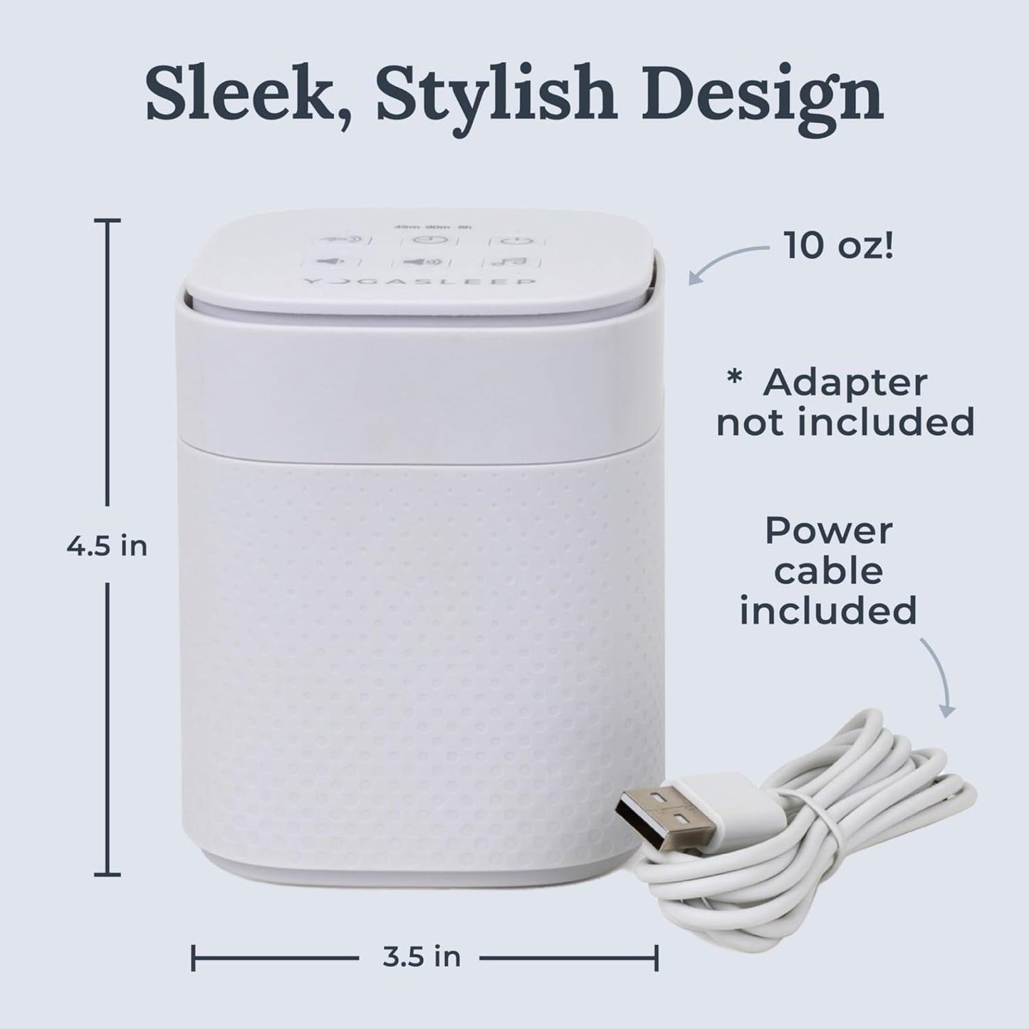Yogasleep Pawzz White Noise Machine for Dogs, Home & All Pets. with Integrated Bark Sensor, 6 Automatic Relaxing Natural Sounds, Help Keep Pets Calm, Anti-Barking with Training, Noise Canceling