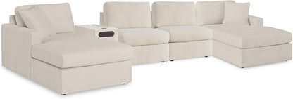 Signature Design by Ashley Modmax Coastal Press-Back Swivel Glider Rocker Recliner with Machine Washable Cover, Hidden Storage Compartments and 2 Bolster Pillows, Beige - Colors A