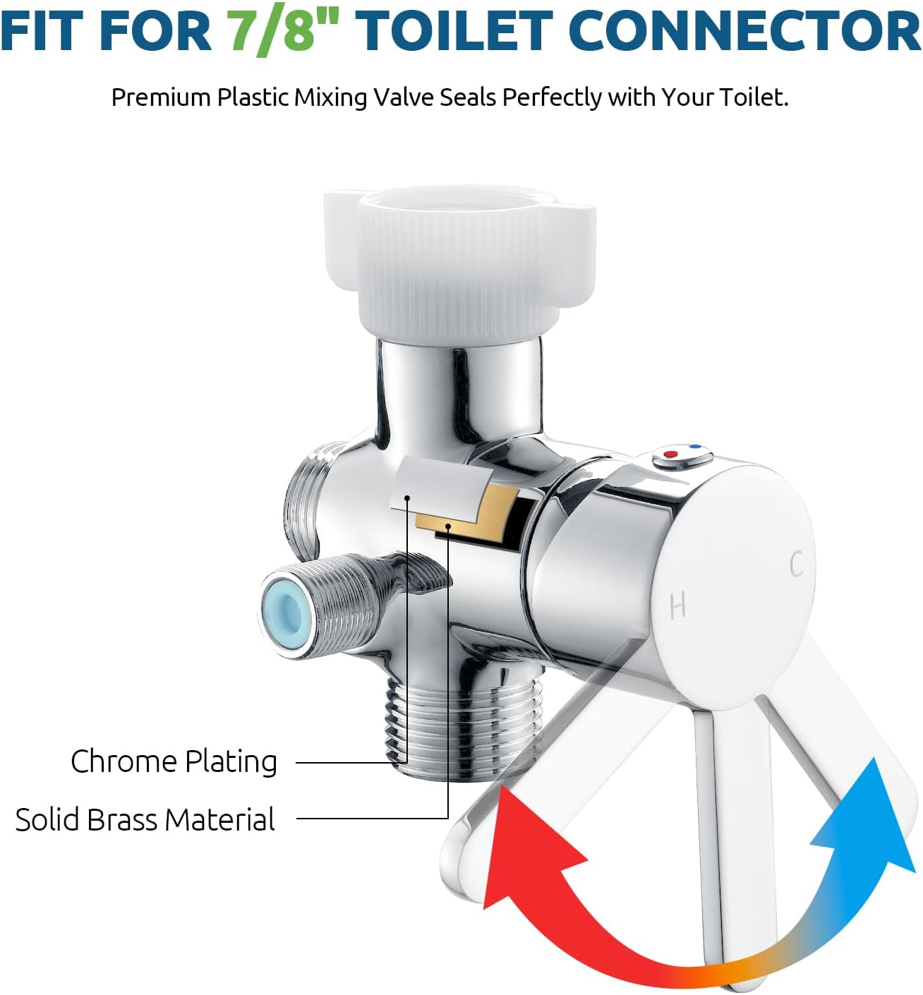 Handheld Bidet Sprayer for Toilet, Muslim Shower Water Jet Spray for Toilet, Bidet Faucet Cloth Diaper Sprayer for Baby Wash, Adjustable Water Pressure with Bidet Hose for Feminine Wash
