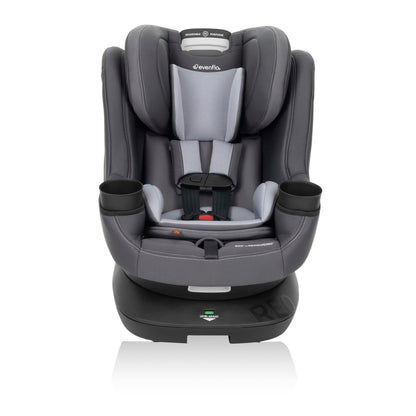 Evenflo REO by Revolve360 Rotating Convertible Car Seat with Quick Clean Cover, Infant to Toddler, Forward and Rear Facing, Compact Design, One-time Install (Chelsea)