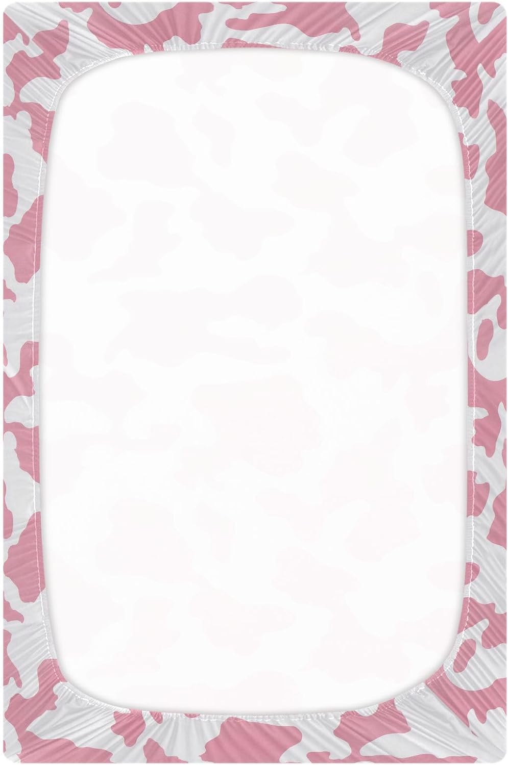 Pfrewn Crib Sheets for Boys Girls Dragon Baby Animals Retro Fitted Crib Sheet for Mini Crib Mattress Stretch Soft Toddler Baby Playard Sheet,39x27IN