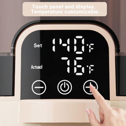 Instant Baby Bottle Warmer,Warm Water Dispenser for Making Formula Bottle Instantly,Detachable Container Easy Cleaning,24/7 Keep Warm, Adjustable Temperature(Pink,110V Only)