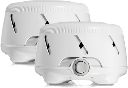 Yogasleep Dohm UNO White Noise Sound Machine (White) With Real Fan Inside for Non-Looping White Noise, For Travel, Office Privacy, Meditation, Sleep Aid For Adults & Baby, Registry Gift