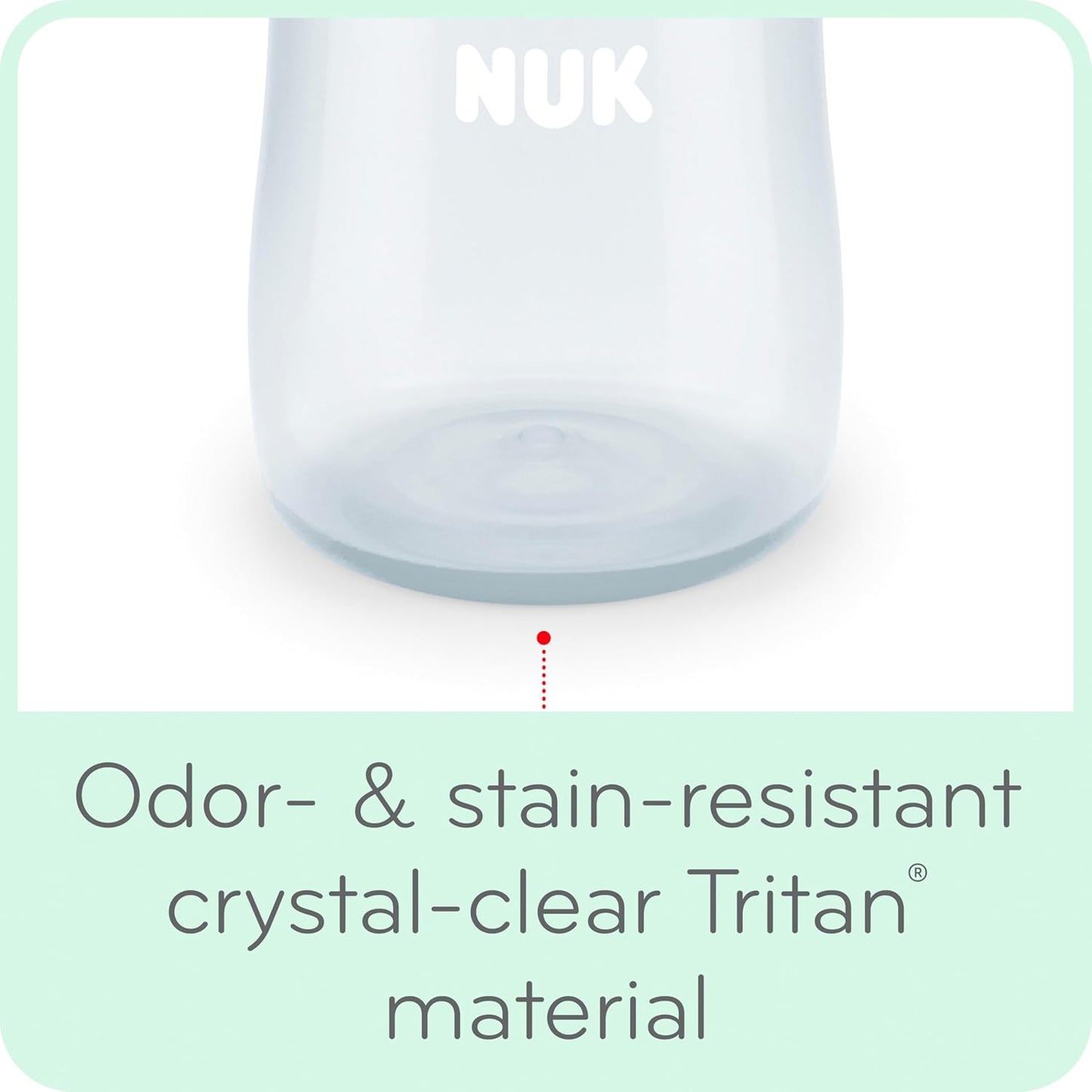 NUK Active Spill Proof Sippy Cup, 10 oz, 2 Pack, 8+ Months, Pink – BPA Free, Spill Proof Sippy Cup