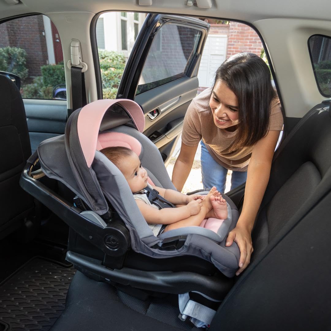 Baby Trend Secure-Lift Infant Car Seat, Dash Black – Compact Lightweight Carrier, Infant Comfort Cushioning, Adjustable Harness Fit