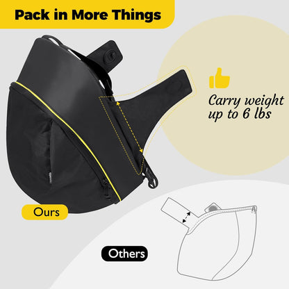 Storage Bag for Doona Infant Car Seat Stroller, Large Capacity Diaper Bag, Wearable Backpack, Stroller Organizer, Easy Access Zipper, Water-Repellent Lightweight Baby Travel Essentials Organizer