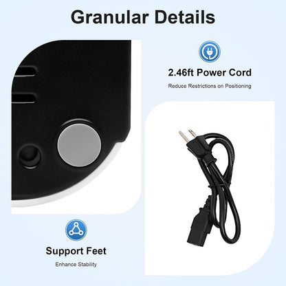 1500W Instant Hot Water Dispenser, Bottle Warmer Formula Dispenser 5 Temperatures Choices Mineral/Bottled Water Dispenser Portable Water Warmer Dispenser for Travel, Hotel