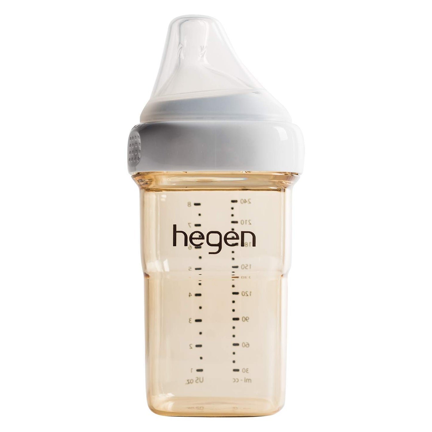 hegen Baby Bottles - Anti Colic Baby Bottles Wide Neck - Breastfeeding System 5 oz with Slow Flow Teats (2 Pack)
