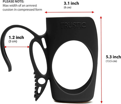Child Cup Holder for Convertible Car Seats - Compatible with Britax ClickTight Marathon, Boulevard, Advocate Car Seats – Black
