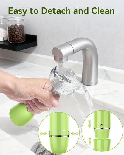 Immersion Blender Handheld 5 in 1 Hand Blender, 1000W Hand Mixer Stick, BPA-Free 12 Speed Handheld Blender 304 Stainless, Beaker, Chopper, Whisk and Milk Frother, Soup, Smoothies, Baby Food, Sauce