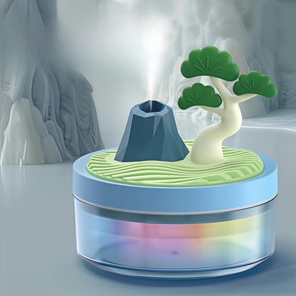 Cute Mini Humidifier 320mL Cool Mist Humidifie mute with 2 Mist Modes,for Home/Nursery/Office,Portable Mini Air Moisturizer,rechargeable mini humidifier(Gardenia pink)