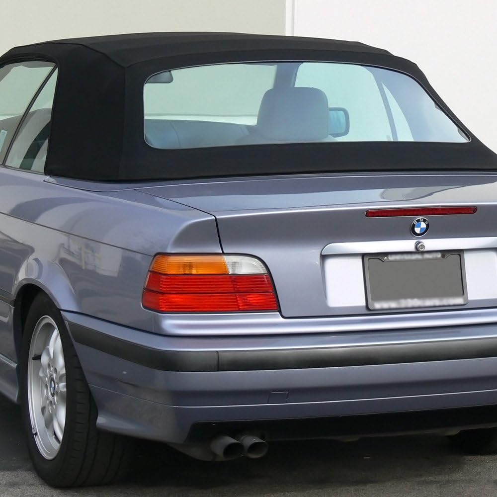 Sierra Auto Tops & Seats Convertible Top for 1994-1999 BMW 3 Series - Blue, Canvas, Cloth - Convertible Top Replacement with Plastic Window - BMW E36 Convertible Top, Complete Soft Top