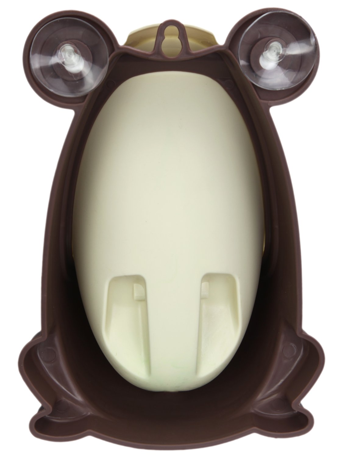 Cute Frog Potty Training Urinal for Boys with Funny Aiming Target - Blackish Green