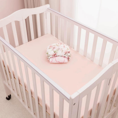 PHF 3 Pack Soft Mini Crib Sheets, Floral & Animal Pack N Play Sheets for Baby Boys Girls, No Slip Universal Fit for Pack N Play, Playard, Portable and Mini Crib Mattresses,Floral & Animal