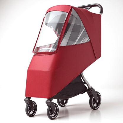 Stroller Rain Cover, Universal Accessory, Universal Rain Cover Weather Windproof Coldproof with Breathable Holes for Most Strollers (Gray)