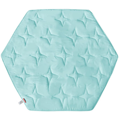 Octagon Playpen Mat Grey, Non Slip 8 Panel Playpen Mattress Mat Fits Regalo Extra Large Play Yard and hiccapop XL 69" Baby Playpen, Grey Star Octagon Playard Pad